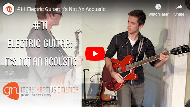 M3 Vlog Acoustic vs Electric Guitar Grant Norsworthy