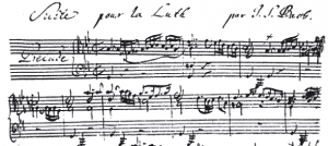 Hand-written musical notation Bach Blog Grant Norsworthy