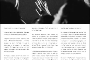 Sung Worship and the presence of God part 4