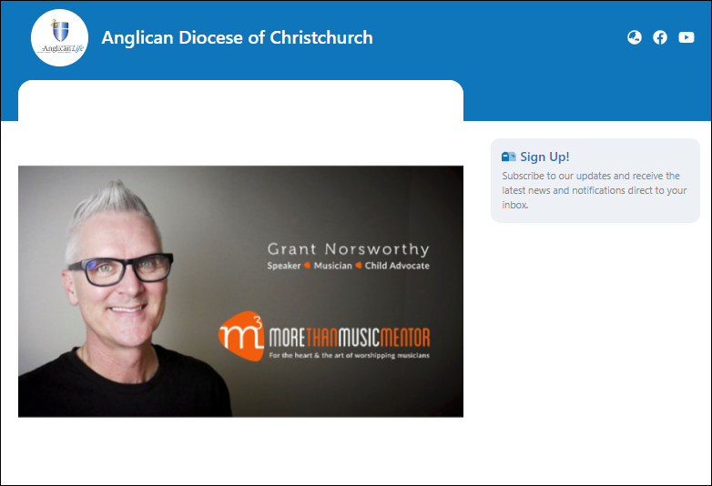 Anglican Diocese Higher Joy Grant Norsworthy
