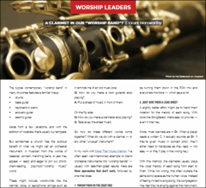 A clarinet November 2025